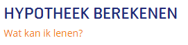 vanbruggen - hypotheek en hypotheken